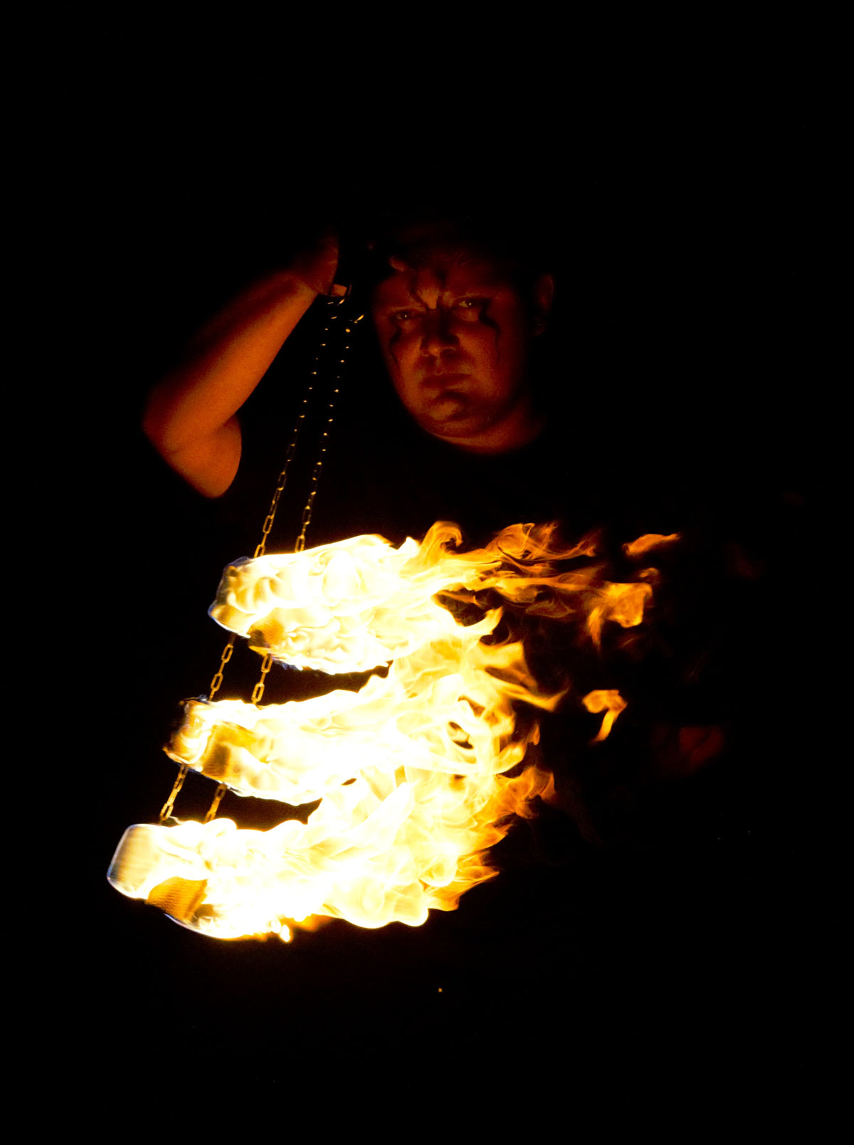 Fire Poi - Triple Tubes