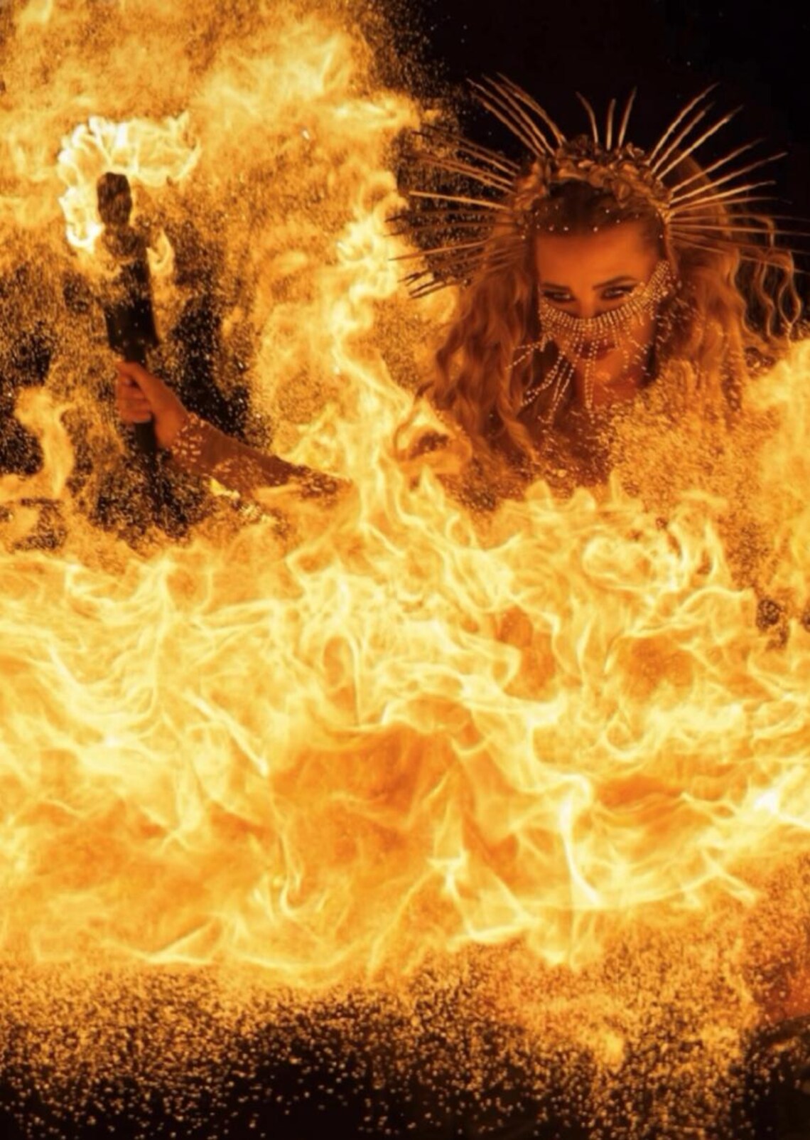 Dragon Lycopodium Fire Torch