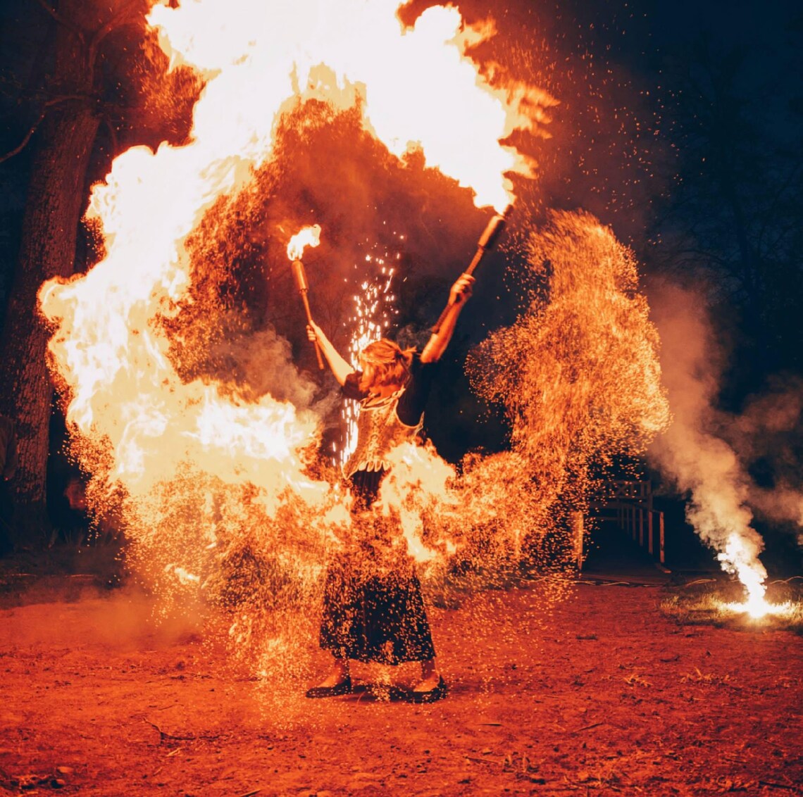 Dragon Lycopodium Fire Torch